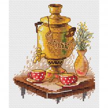 Kit broderie point de croix - MP Studia - Théière