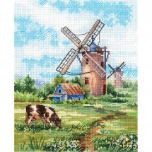 Kit broderie point de croix - MP Studia - Terre natale