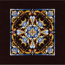 Kit broderie point de croix - MP Studia - Motif persan 1