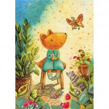Kit point de croix - MP Studia - Renard de jardin