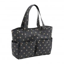 Sac à ouvrages - Hobby Gift - Pois gris