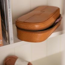 Rangement cuir broderie - Muud - Etui broderie et accessoires Erinna - Whisky