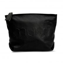 Rangement cuir - Muud - Trousse Laure Make-up - Noir