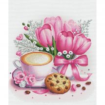 Kit broderie point de croix - Nova Sloboda - Printemps romantique