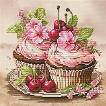 Kit broderie point de croix - Nova Sloboda - Pâtisseries séduisantes