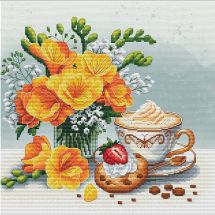 Kit broderie point de croix - Nova Sloboda - Plaisirs du matin