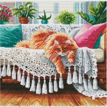 Kit broderie point de croix - Nova Sloboda - Maître du canapé