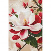 Kit broderie point de croix - Nova Sloboda - Magnolia royal