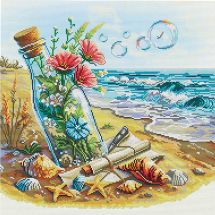 Kit broderie point de croix - Nova Sloboda - Trésors de la mer