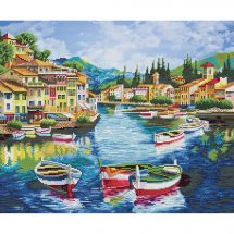 Kit broderie point de croix - Nova Sloboda - Sieste marine
