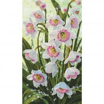 Kit broderie point de croix - Nova Sloboda - Fleur à l'aube