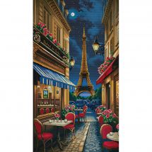 Kit broderie point de croix - Nova Sloboda - Paris, une nuit d'été