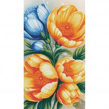 Kit broderie point de croix - Nova Sloboda - Le charme des fleurs