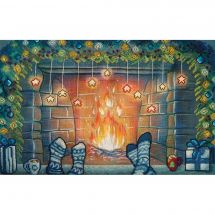 Kit broderie point de croix avec perles - Nova Sloboda - Noël ensemble