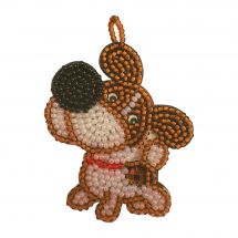 Kit de broderie avec perles - Nova Stitch - Pendentif chien