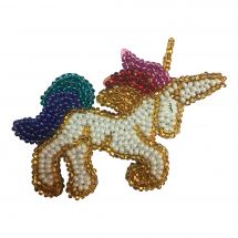 Kit de broderie avec perles - Nova Stitch - Pendentif licorne