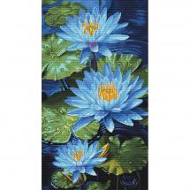 Kit broderie point de croix - Nova Sloboda - Lotus bleus