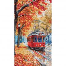 Kit broderie point de croix - Nova Sloboda - Tram d'Automne