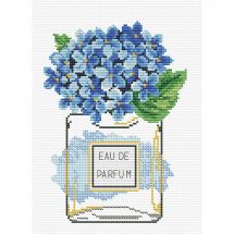 Kit broderie point de croix - Ladybird - Hortensia