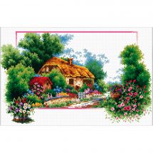 Kit broderie point de croix - Needleart World - Chemin du chalet anglais