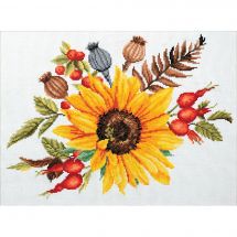 Kit broderie point de croix - Ladybird - Bouquet d'Automne