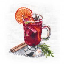 Kit broderie point de croix - Oven - Vin chaud