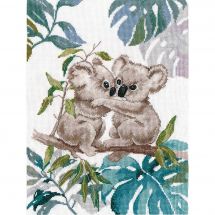 Kit broderie point de croix - Oven - Koalas