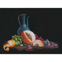 Kit broderie point de croix - Oven - Nature morte au melon