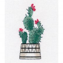 Kit broderie point de croix - Oven - Opuntia