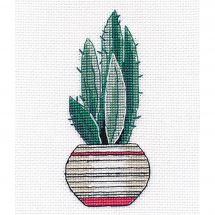 Kit broderie point de croix - Oven - Agave