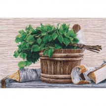 Kit broderie point de croix - Oven - Hammam