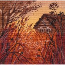Kit broderie point de croix - Oven - Toiles d'araignée