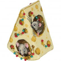 Kit d'ornement à broder - Panna - Fromage pour les souris