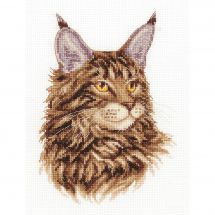 Kit broderie point de croix - Panna - Maine-Coon