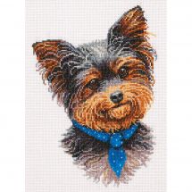 Kit point de croix - Panna - Yorkshire Terrier