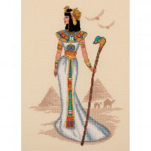 Kit broderie point de croix avec perles - Panna - Femmes du Monde - Egypte