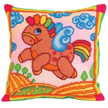 Kit de coussin gros trous - Panna - Cheval arc en ciel