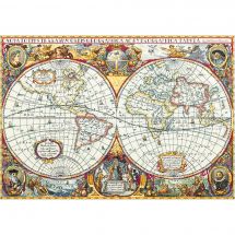 Kit point de croix - Panna - Carte du Monde