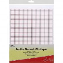 Feuille et papier de traçage - Sew Easy - 2 feuilles à gabarit - grille 7 mm