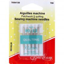 Aiguilles machine à coudre - Sew Easy - Aiguilles pour quilting 80/12
