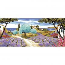Kit broderie point de croix - Luc Créations - On dirait le Sud ...