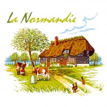 Kit point de croix - Luc Créations - La Normandie