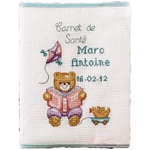 Kit de protège carnet à broder - Princesse - Oursons