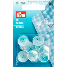 Boutons 2 trous - Prym - 15 boutons - 15 mm