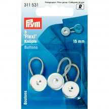 Boutons divers  - Prym - 3 boutons Flexi - 15 mm