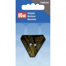 Boutons 2 trous - Prym - Bouton triangle coco vert - 30 mm