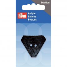 Boutons 2 trous - Prym - Bouton triangle coco bleu - 30 mm