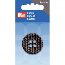 Boutons 4 trous - Prym - Bouton motif tricot - 32 mm