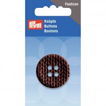 Boutons 4 trous - Prym - Bouton motif tricot - 32 mm