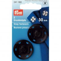 Boutons pression - Prym - 2 boutons pression à coudre - 30 mm